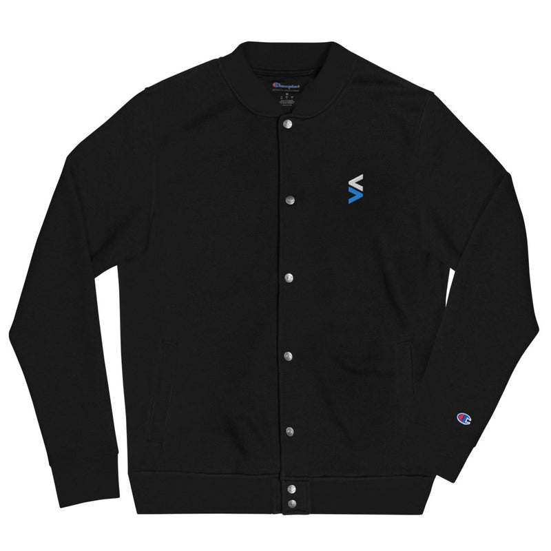 Stocktwits Logo Champion Bomber Jacket