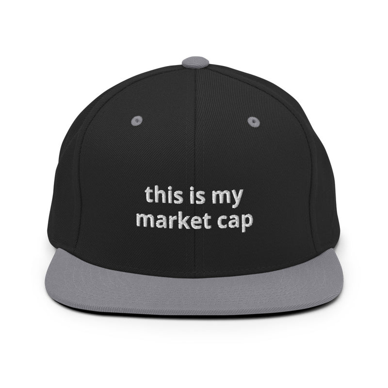 Market Cap Snapback Hat